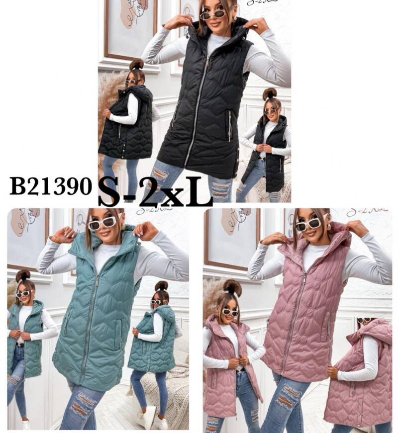 Kamizelka damska Roz S-2XL, 1 Kolor .Paczka 5 szt